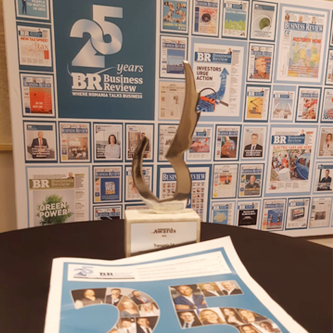 TRANSAVIA distinsă cu premiul SUSTAINABILITY PROJECT OF THE YEAR: ENVIRONMENT în cadrul galei Business Review Awards